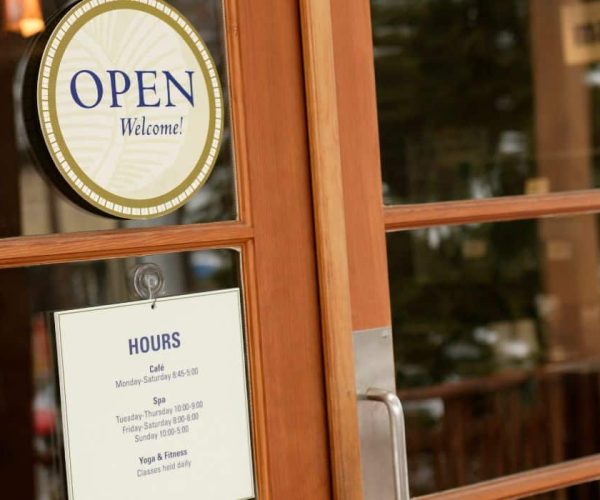 we are open we are open